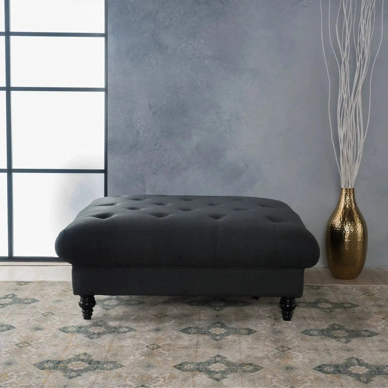 Madrid Tufted Ottoman Footrest by HouseOfZazla