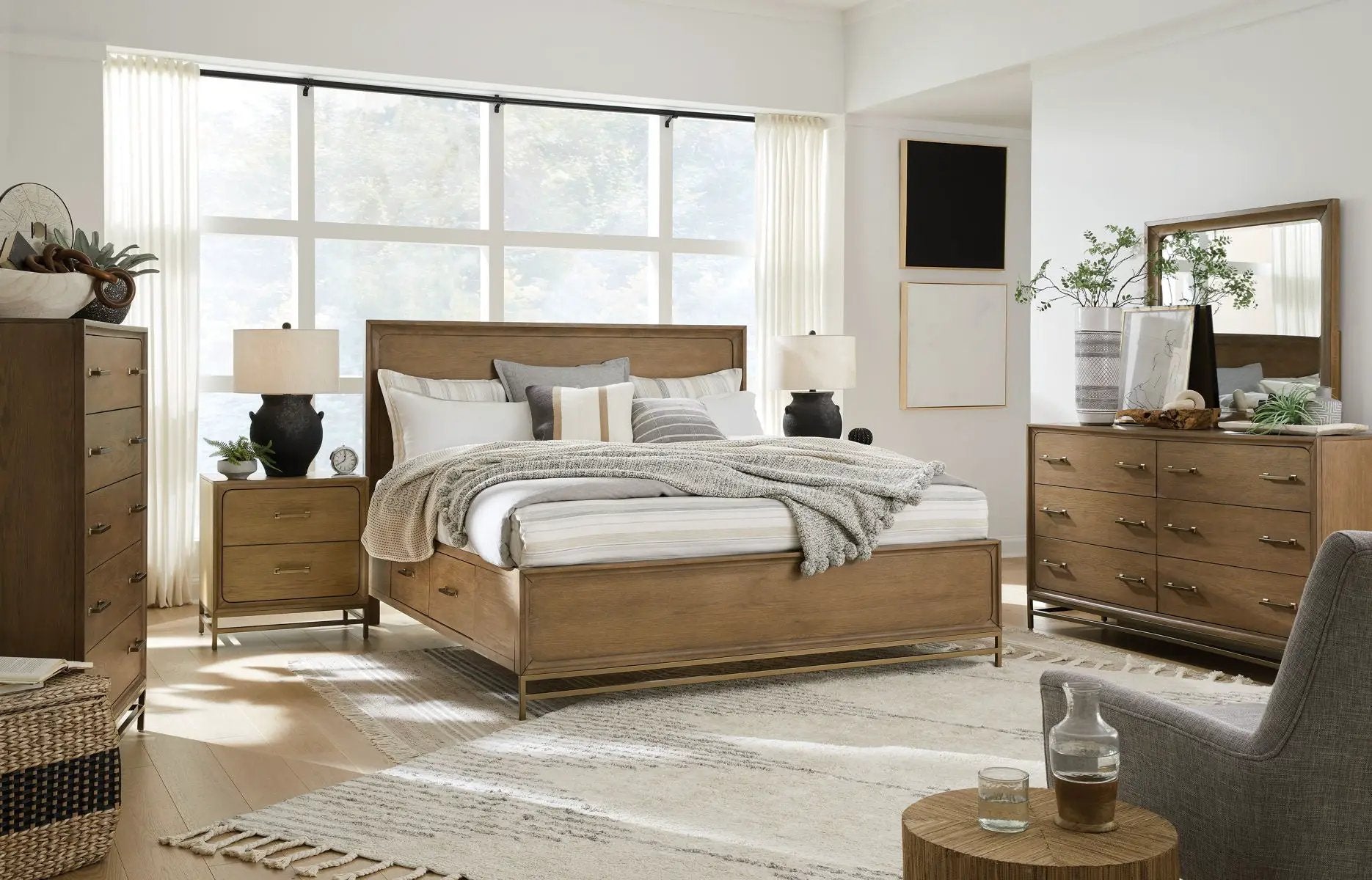 Lindon - Landscape Mirror - Belgian Wheat by Unique Piece Furniture