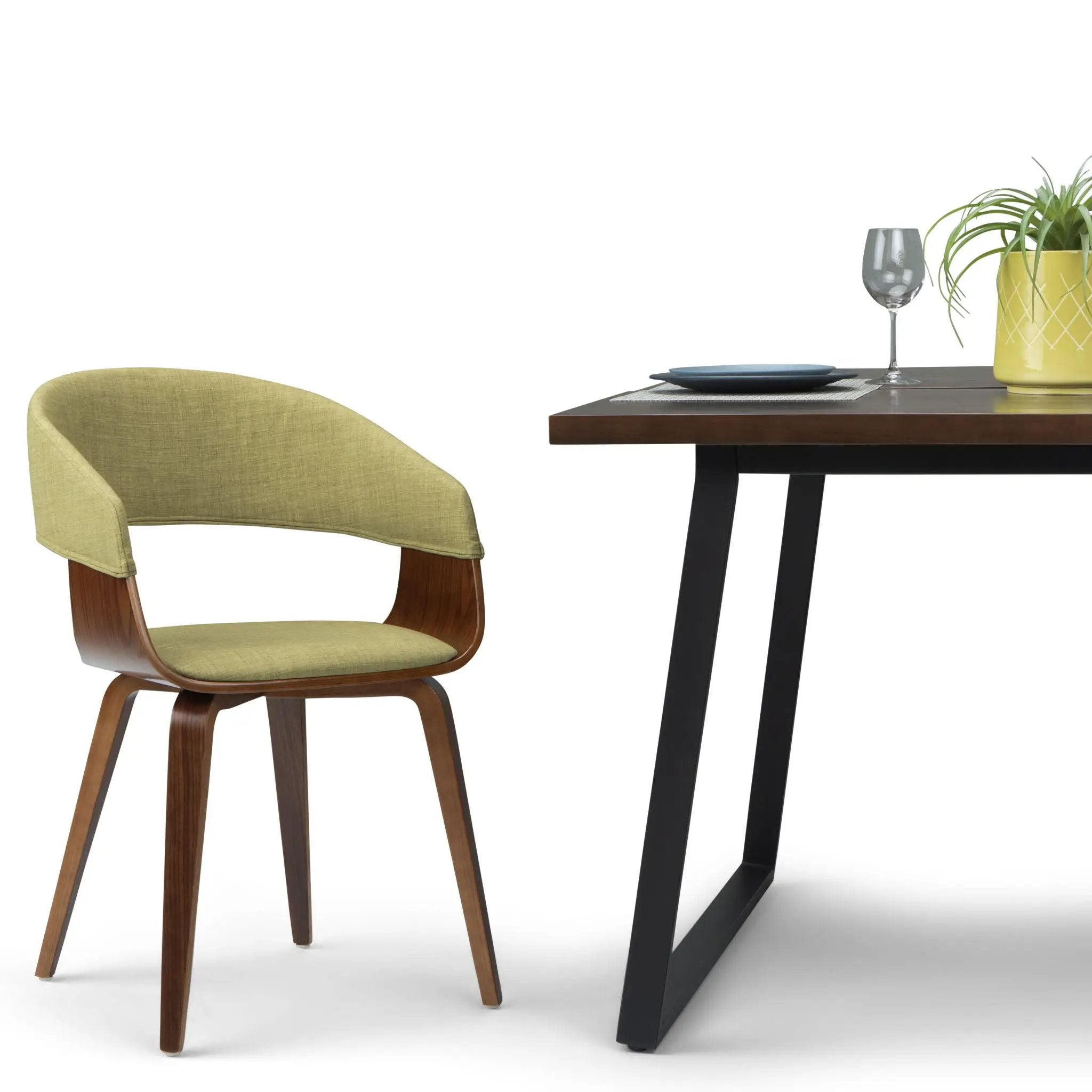 Lowell - Upholstered Bentwood Dining Chair by HouseOfZazla