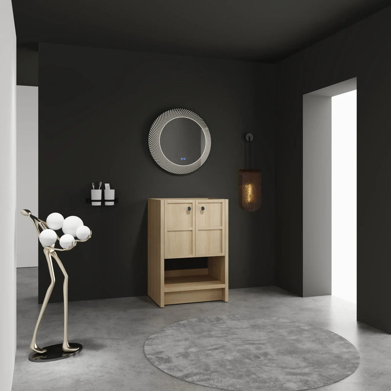 Modern Freestanding Bathroom Vanity With 2 Soft Closing Doors