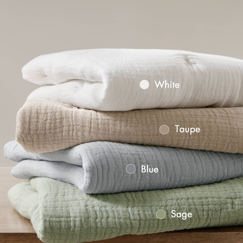3-Piece Full/Queen Cotton Embroidered Quilt Set, photo 5 of 10