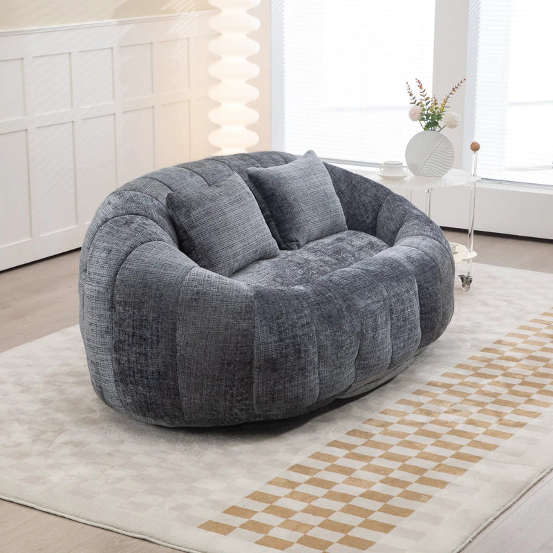 Bean Bag Lazy Sofa Durable Comfort Lounger by BLAKHOM