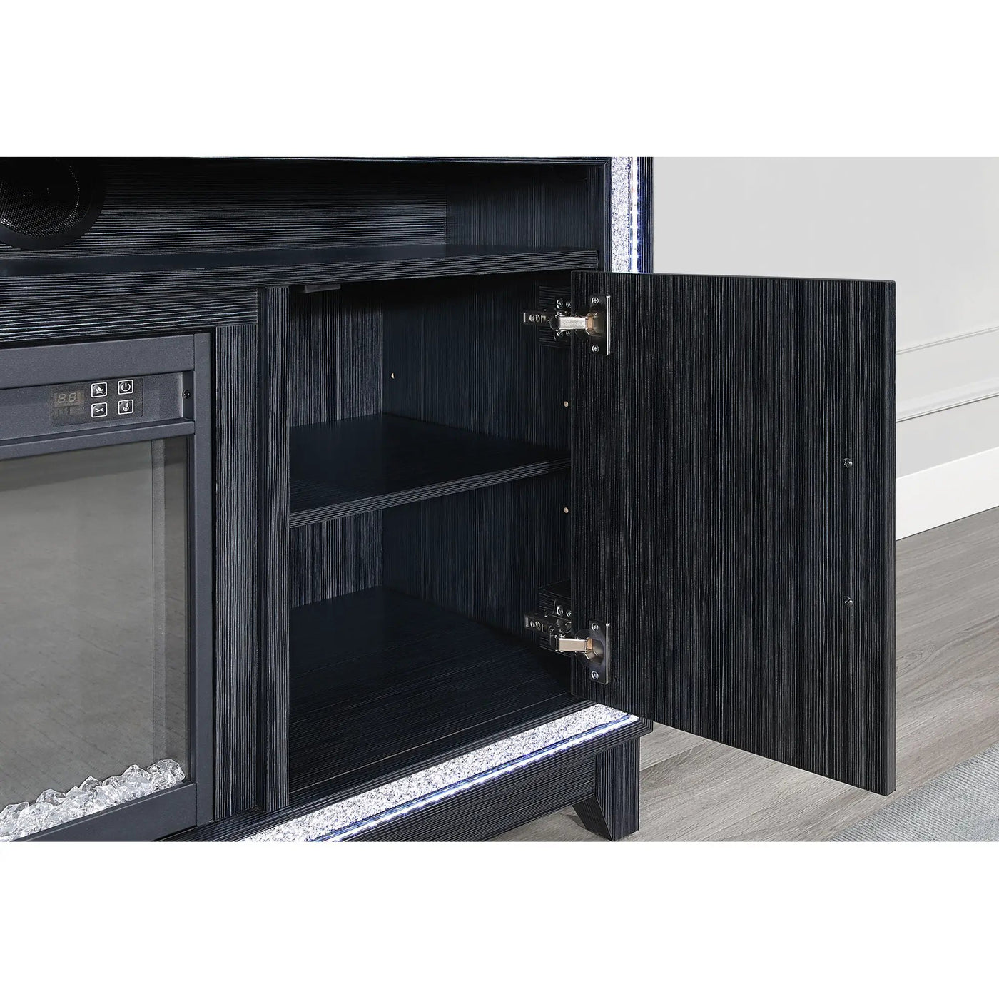 Almera - Fireplace With Adjustable Temperature And LED Options by HouseOfZazla