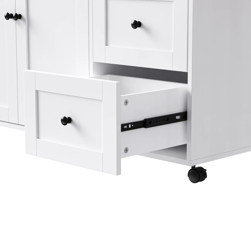K&K 74.8" Kitchen Island with Extendable Dining Table by HouseOfZazla
