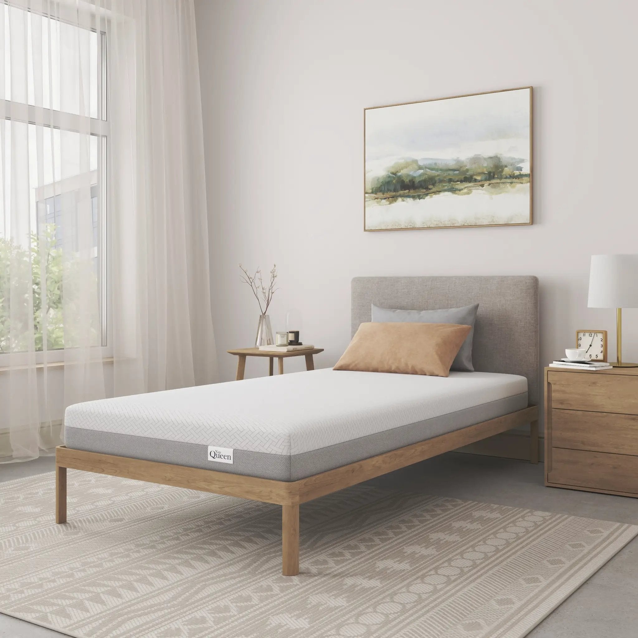 NapQueen 6 Inch Twin XL Size Memory Foam Mattress by HouseOfZazla