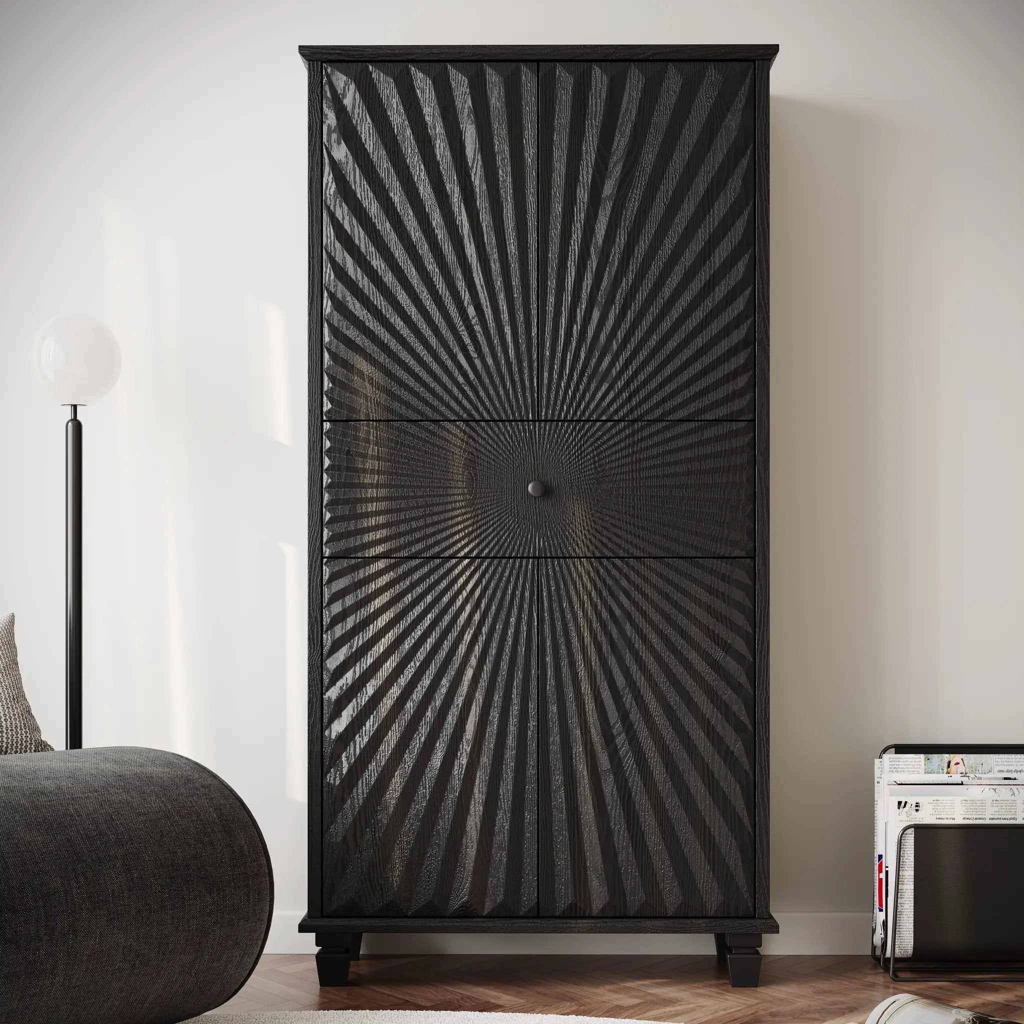 64.5'' Tall Accent 4-Door Cabinet by HouseOfZazla
