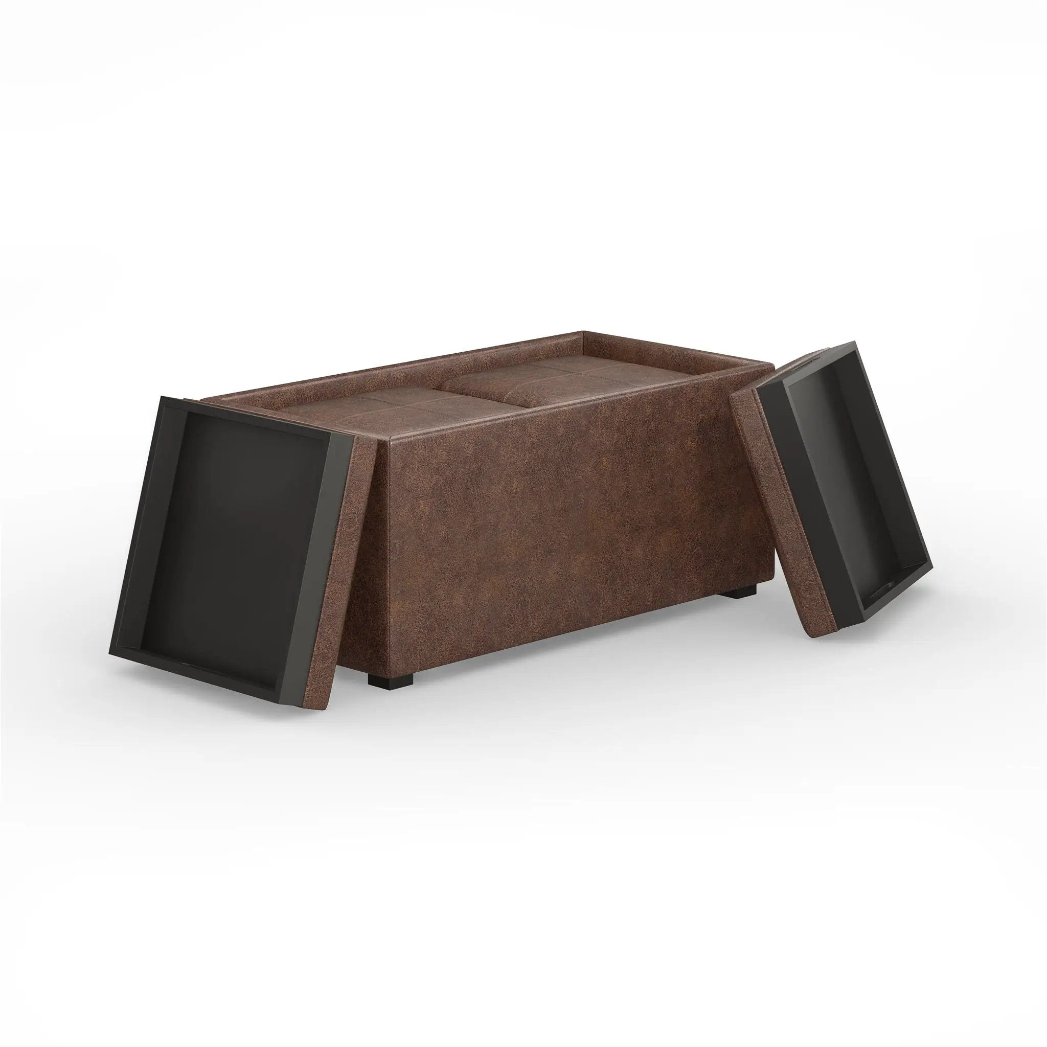 Avalon - 5 Piece Storage Ottoman, Contemporary by HouseOfZazla