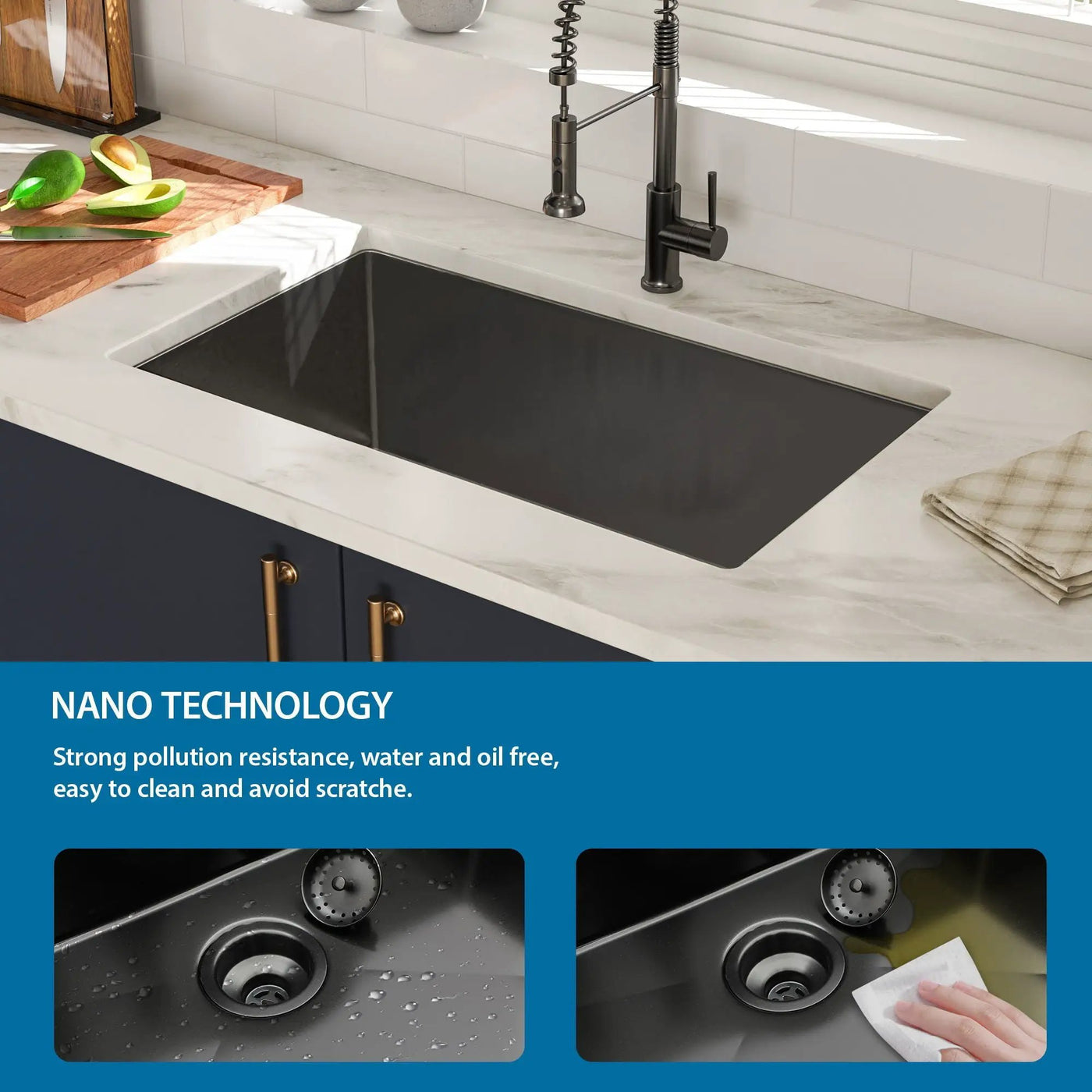 Undermount Kitchen Sink 16 Gauge Single Bowl Stainless Steel by HouseOfZazla