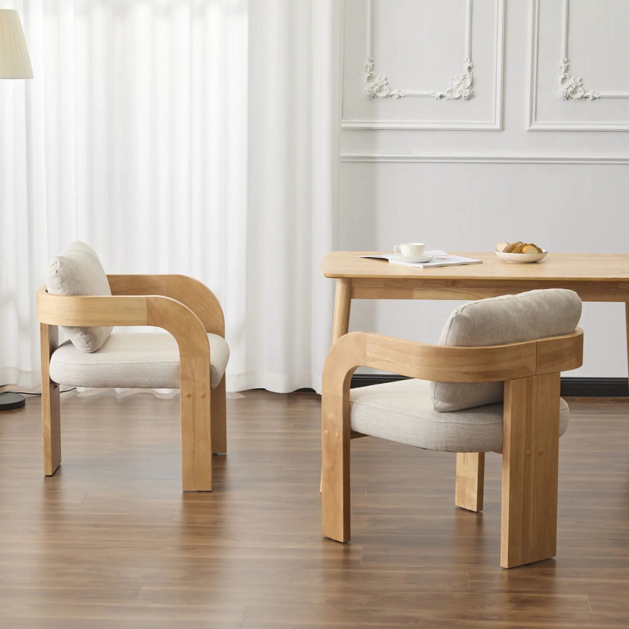 Dining Chairs With Pillow Back (Set of 2) by HouseOfZazla