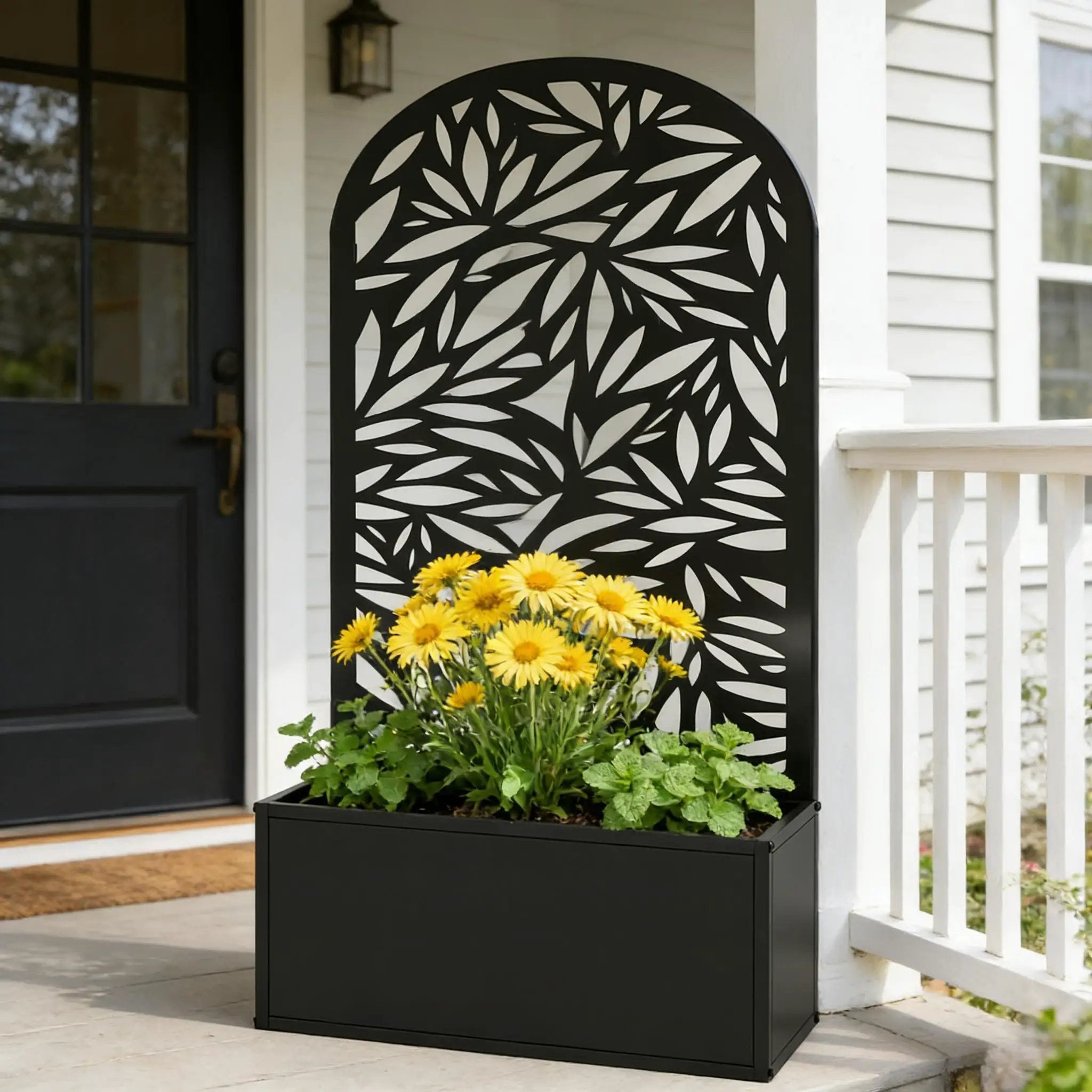 Curved Raised Garden Bed, Generous Planter Box, Versatile Garden Box by HouseOfZazla
