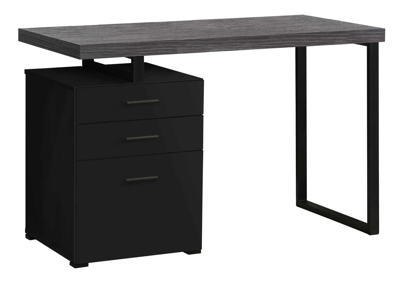 Computer Desk For Home Office, Left or Right Setup with Storage Drawers by HouseOfZazla