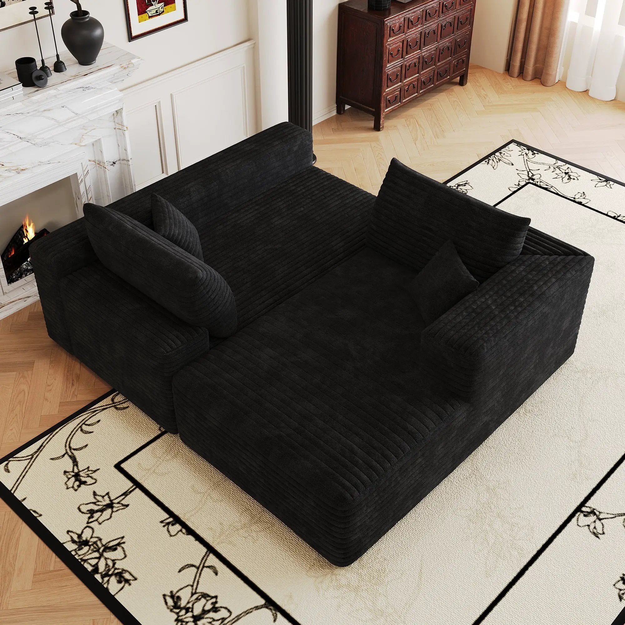 Modern Minimalist Cloud Sectional Sofa by HouseOfZazla