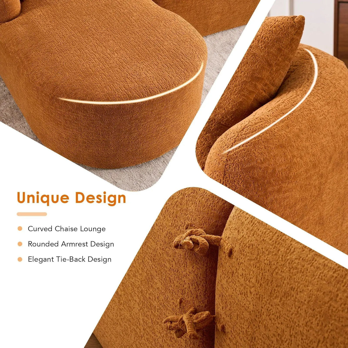 Combined Sofa With 4 Pillows by HouseOfZazla