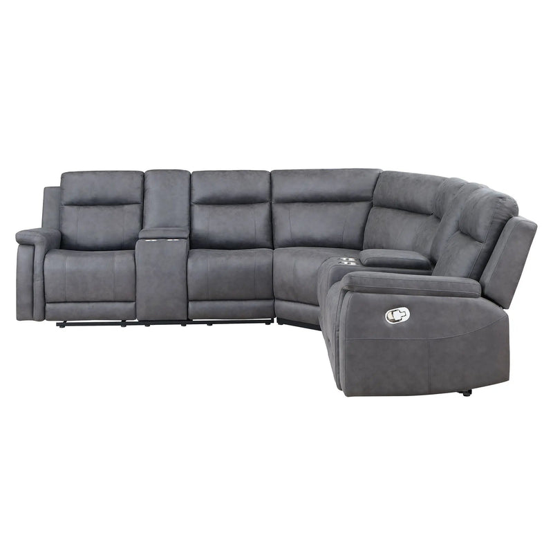 Eco - Sectional - Greige by Unique Piece Furniture