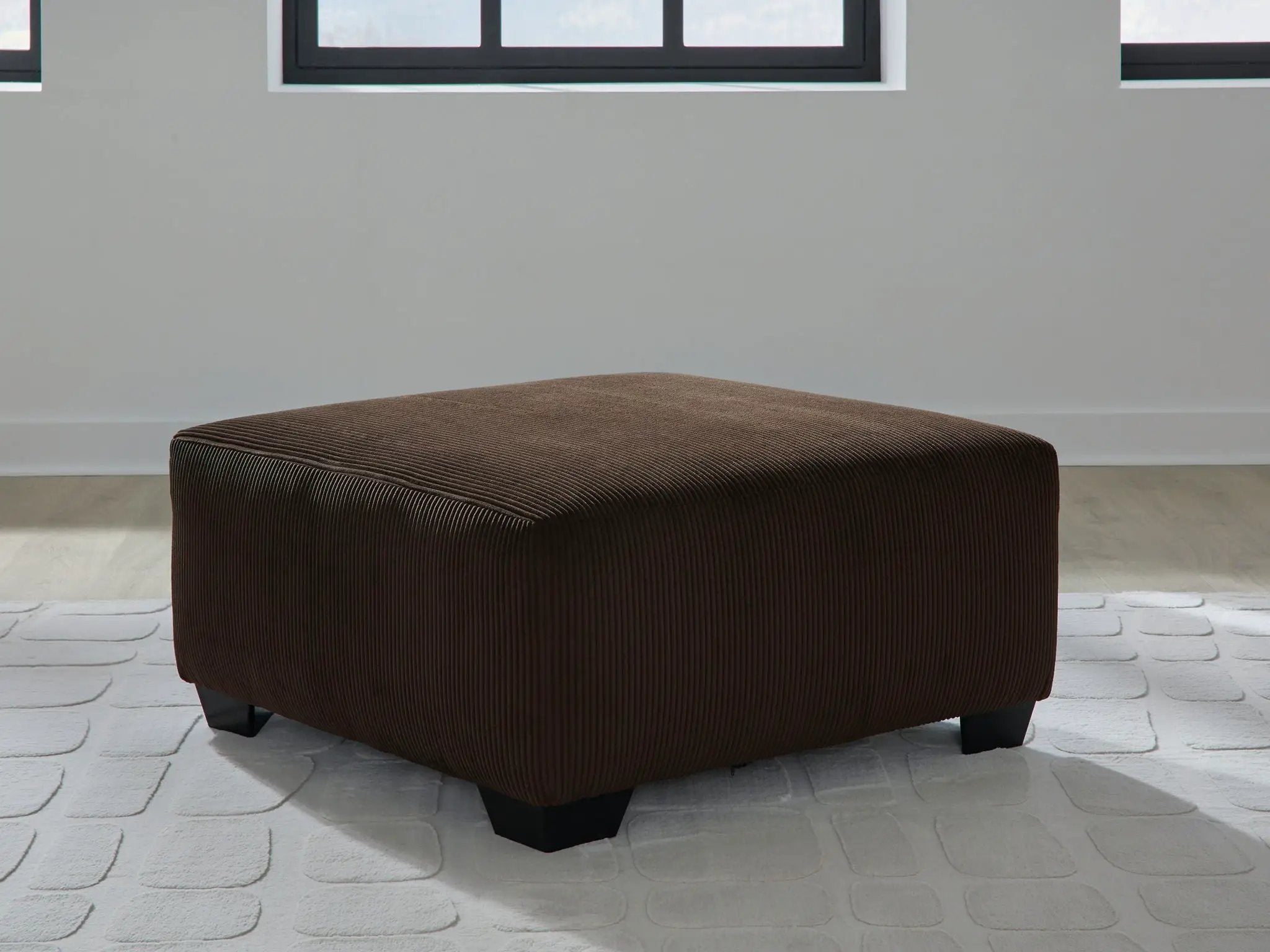 Kimlee - Oversized Accent Ottoman - Chocolate by Unique Piece Furniture