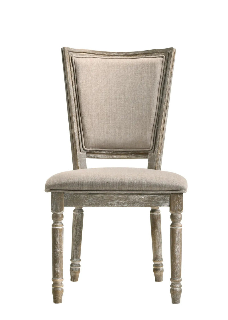 Gabrian - 7 Pieces Dining Room Set, Reclaimed - Beige / Gray by Unique Piece Furniture