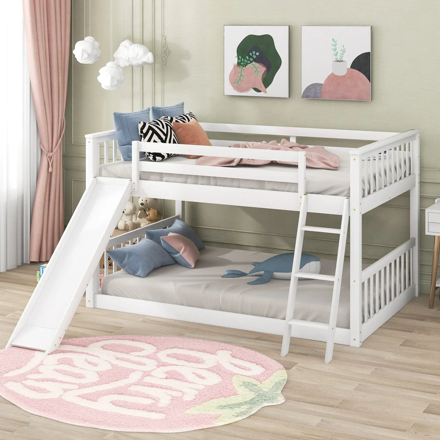 Bunk Bed & Convertible Slide And Ladder by HouseOfZazla