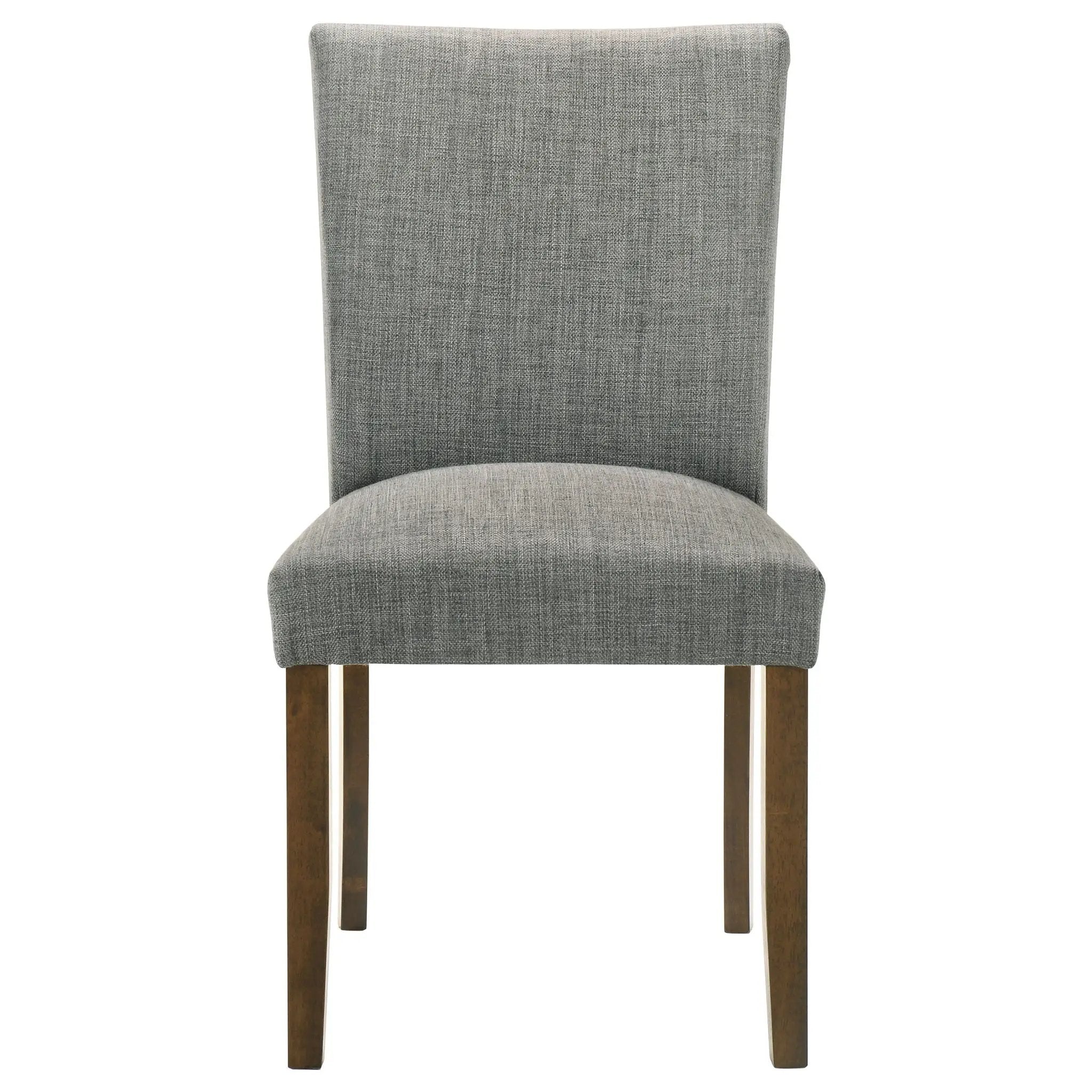 Paxton Upholstered Dining Side Chair Grey (Set of 2) by Unique Piece Furniture