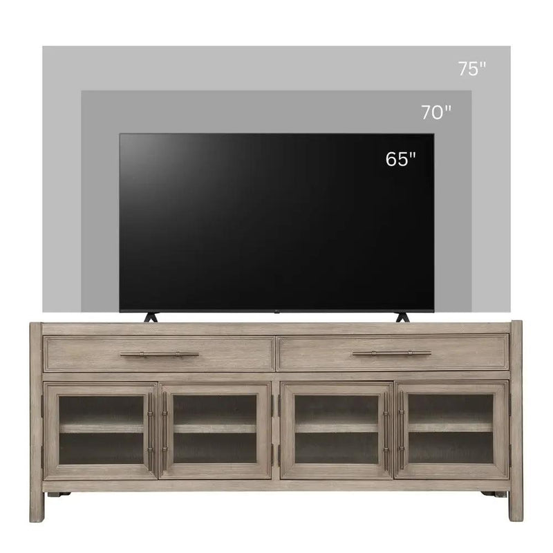 Cypress Lane - TV Stand Console - White Oak by Unique Piece Furniture