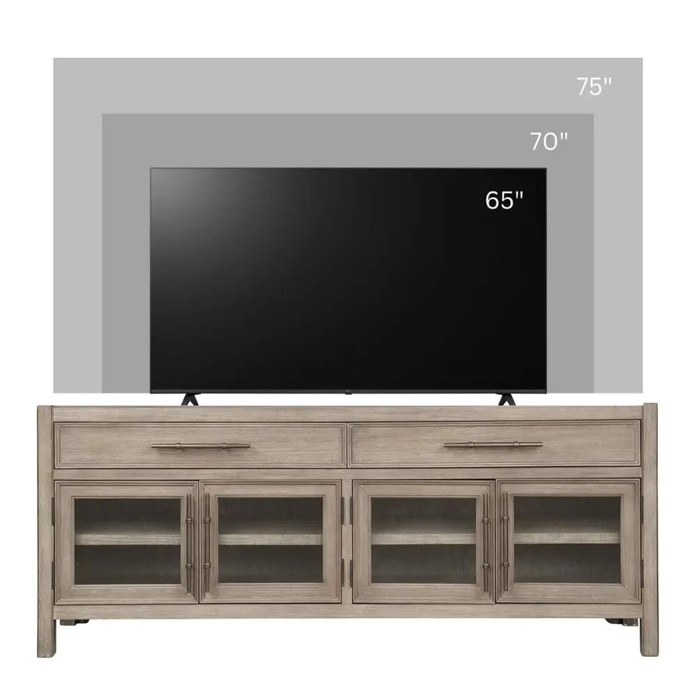 Cypress Lane - TV Stand Console - White Oak by HouseOfZazla