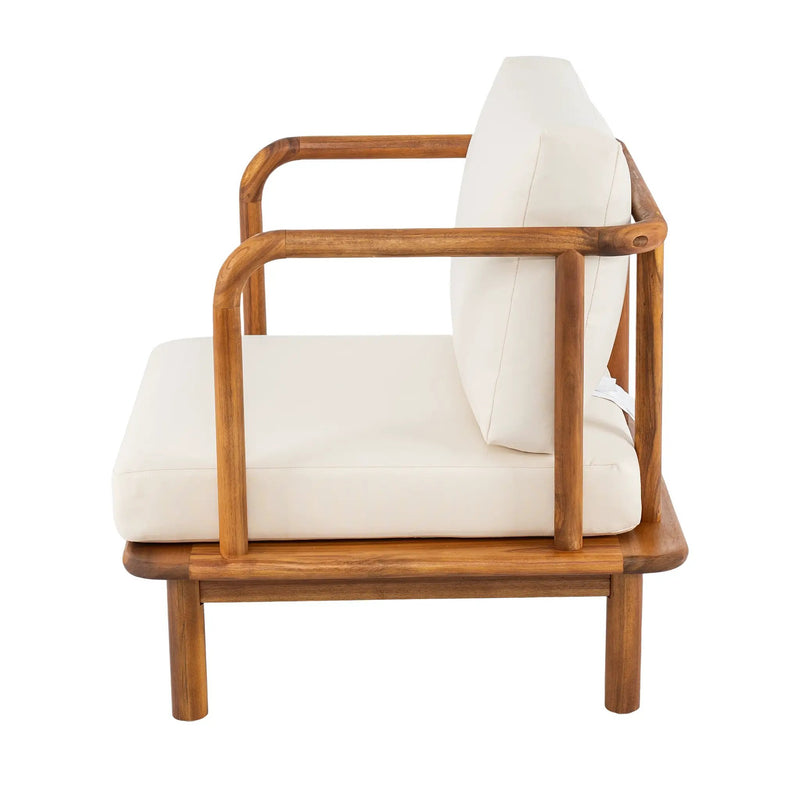 Canape Acacia Club Chair with Water-Repellent Cushion by HouseOfZazla
