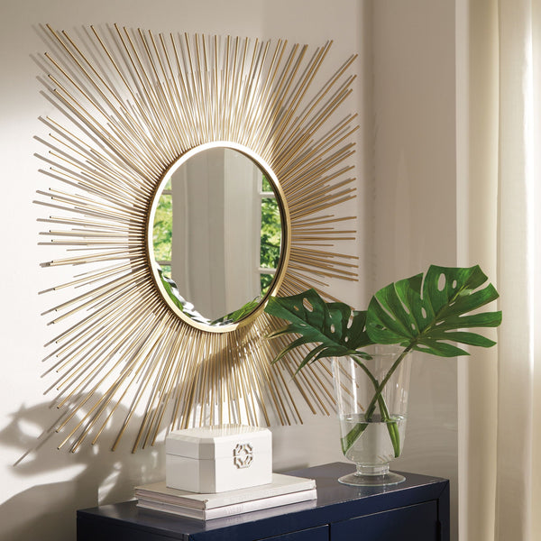 Elspeth - Accent Mirror - Gold Finish, photo 2 of 2