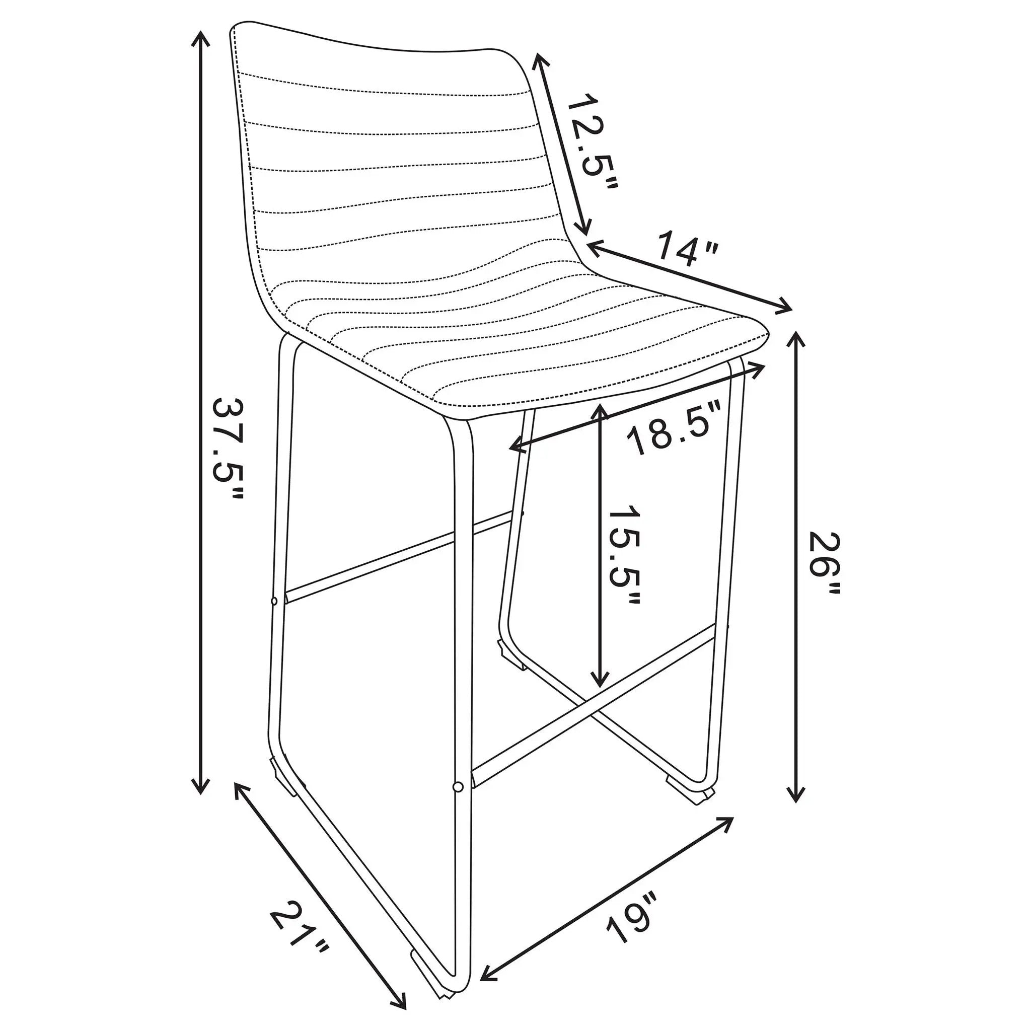 Torrence - Counter Chair (Set of 2) by HouseOfZazla