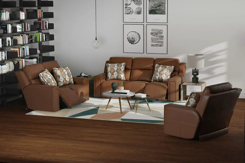 Arezzo - Power Headrest Power Reclining Loveseat With Zero Gravity/Extended Ottoman by Unique Piece Furniture