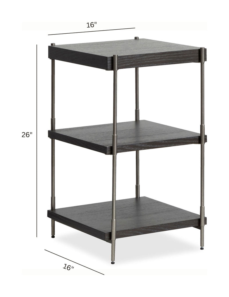 Spencer - Rectangular Accent Table - Dark Briarsmoke, photo 4 of 6