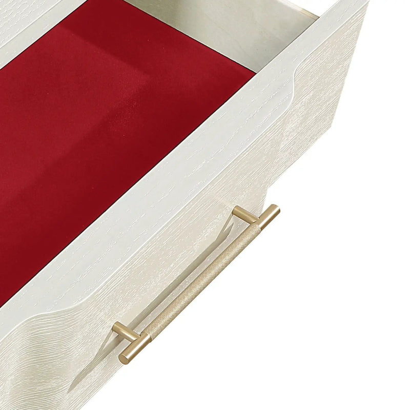 Lexington - 3 Drawer Nightstand - Beige by HouseOfZazla