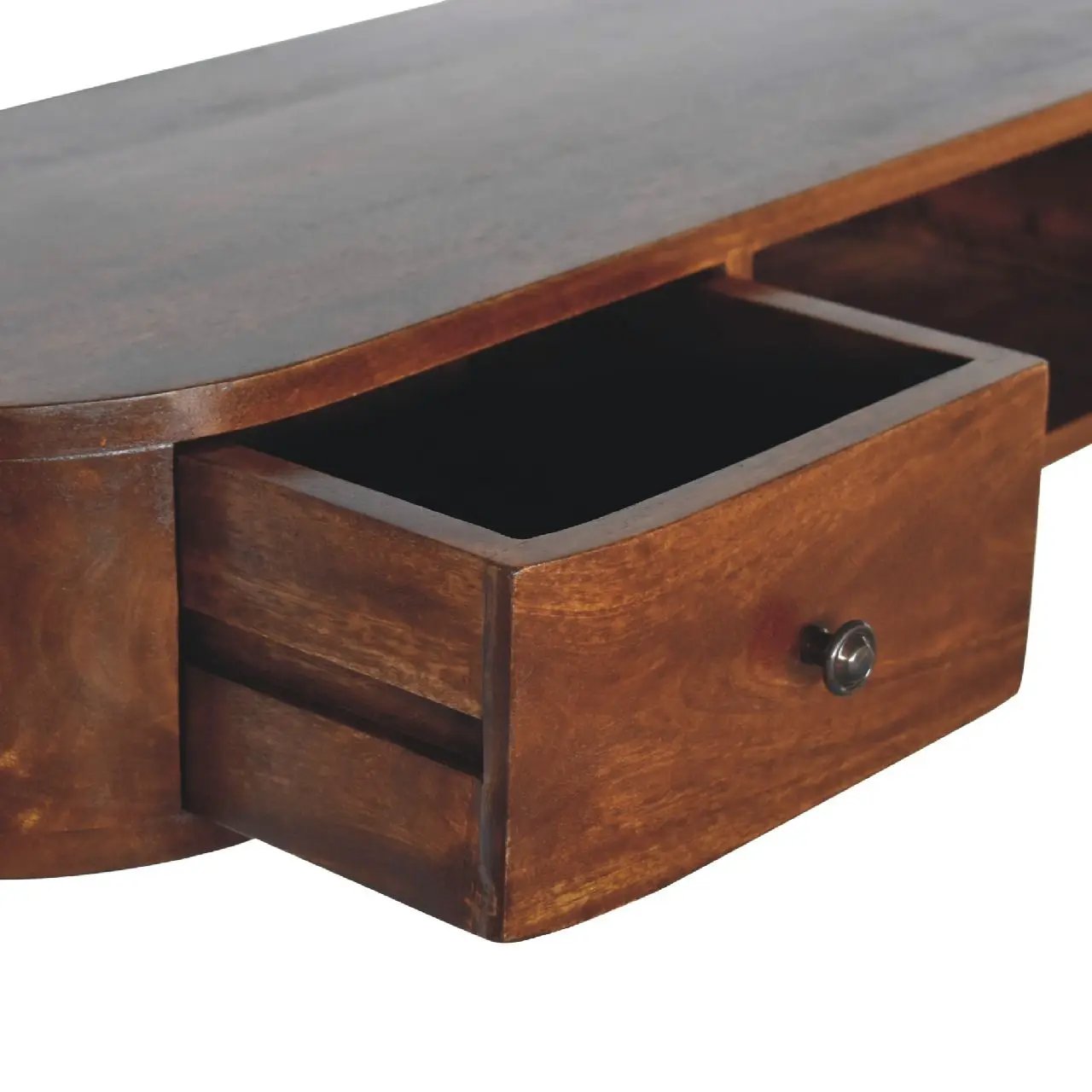 Lunar - 2 Drawer Floating Console - Chestnut by HouseOfZazla