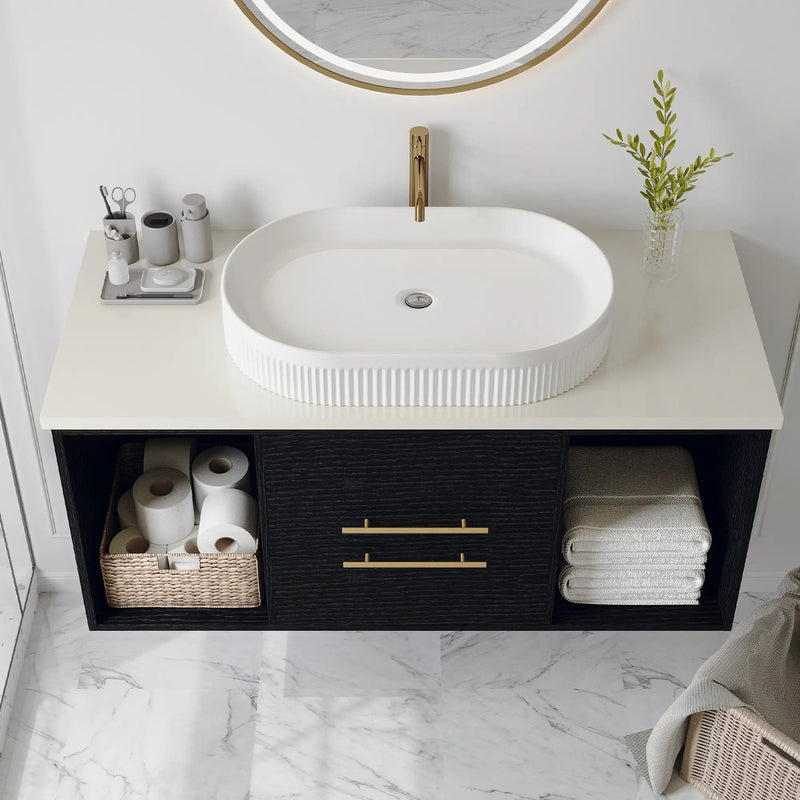 22.8-In Vessel Bathroom Vanity by HouseOfZazla