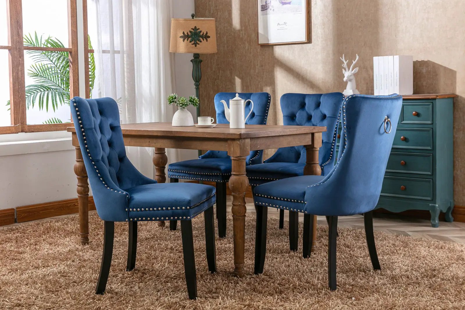 Nikki - High-End Tufted Dining Chair (Set of 2) by HouseOfZazla