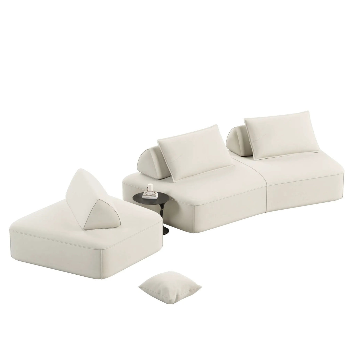 Modern Luxury Oversized Modular Sectional Sofa Set by HouseOfZazla