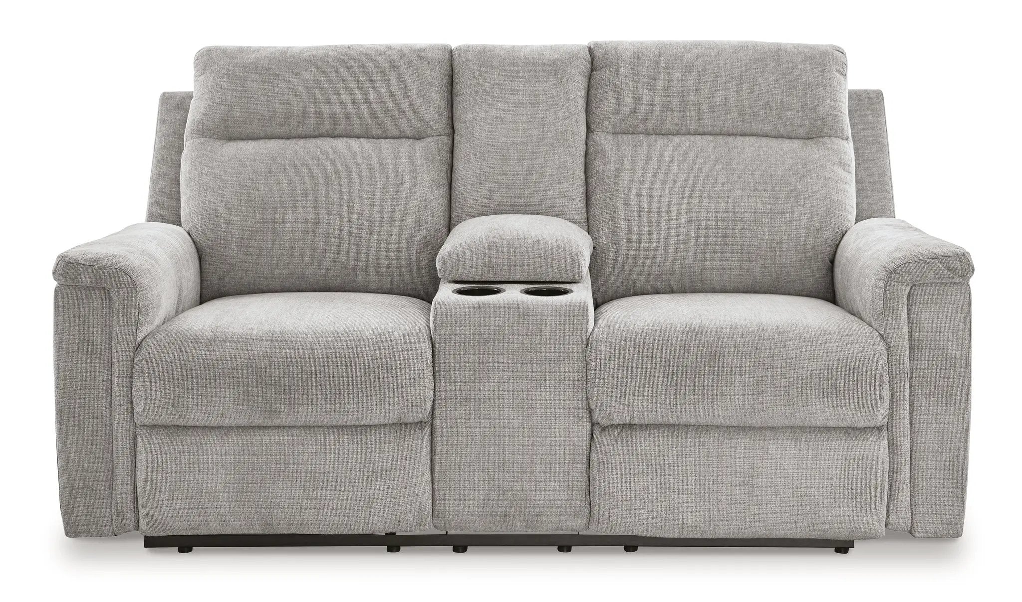 Barnsana - Dbl Power Reclining Loveseat With Console by Unique Piece Furniture