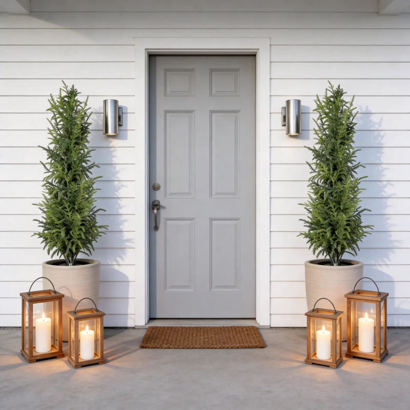 4' Artificial Real Touch Pine Tree by HouseOfZazla