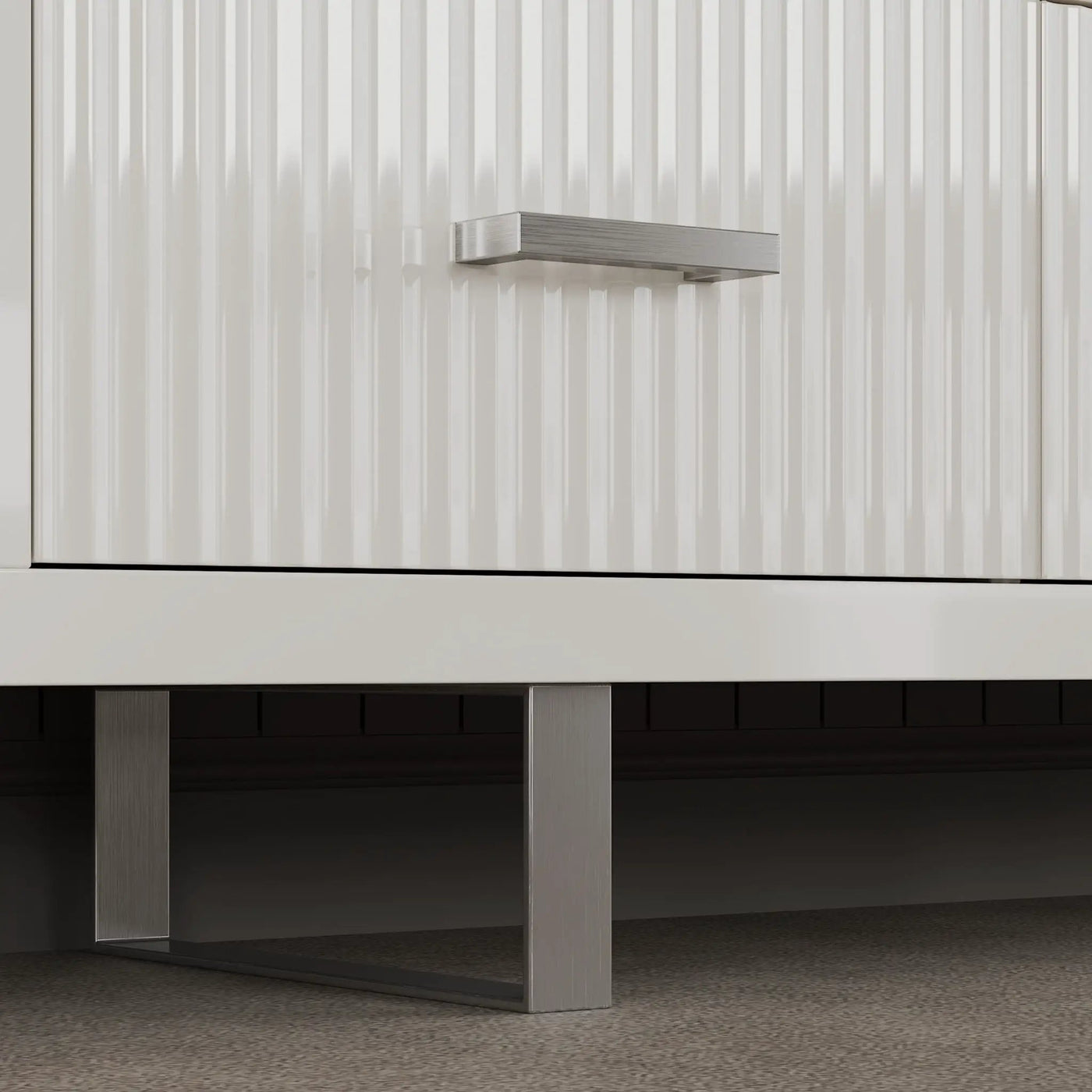 TV Stand With Slatted Drawers by HouseOfZazla