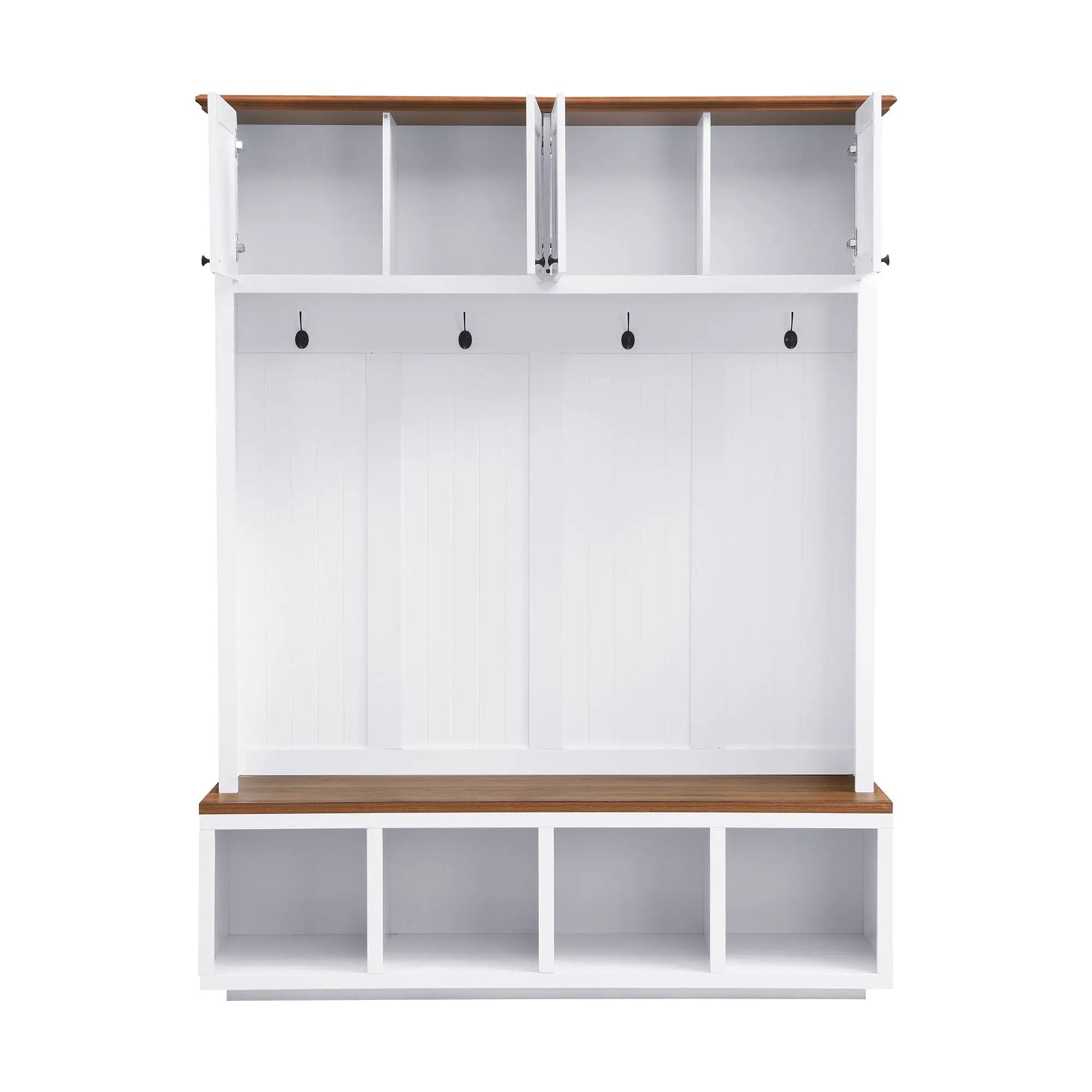 Entryway Hall Tree With Bench And Storage by Unique Piece Furniture