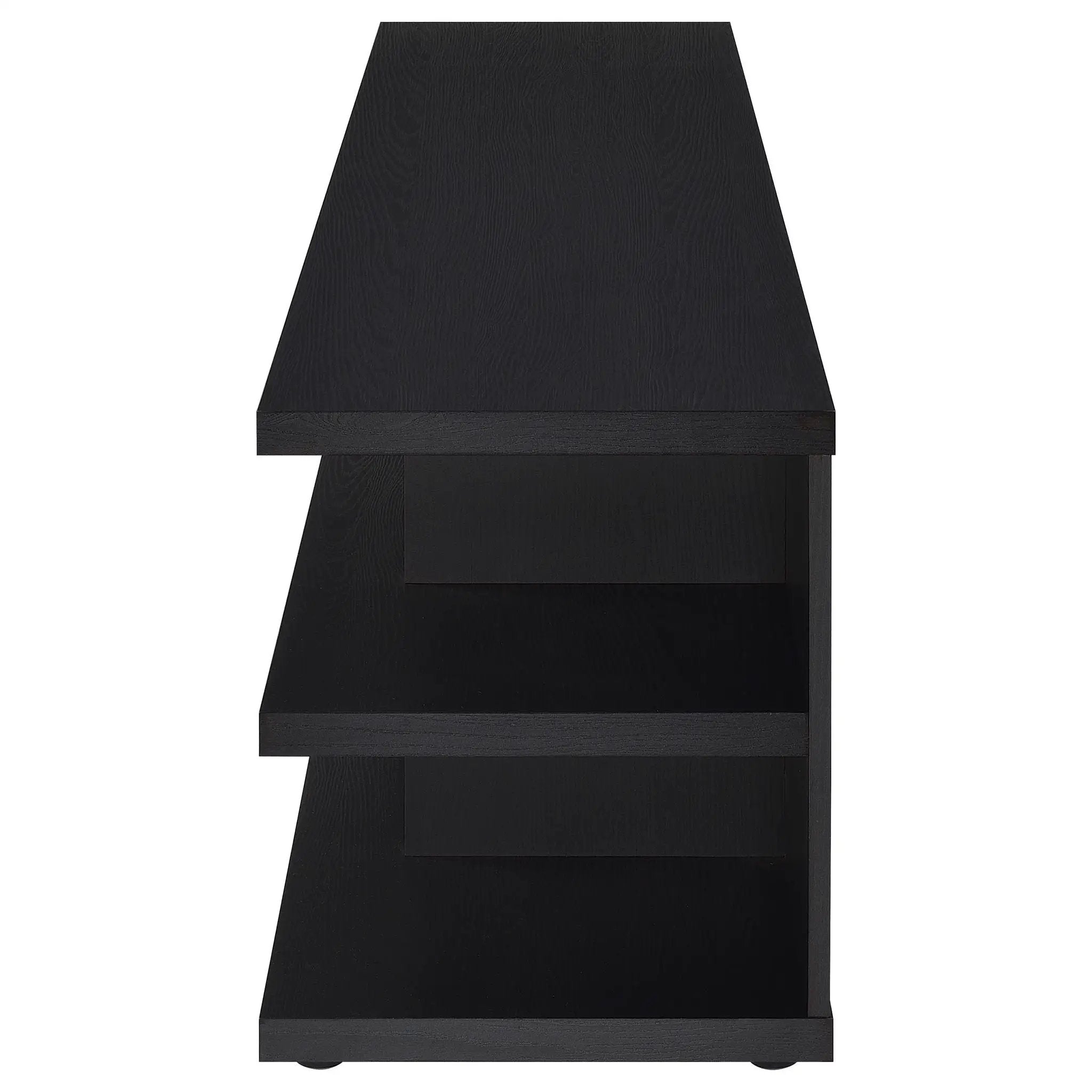Cartmill 78-inch 2-tier TV Stand Media Console Black by Unique Piece Furniture