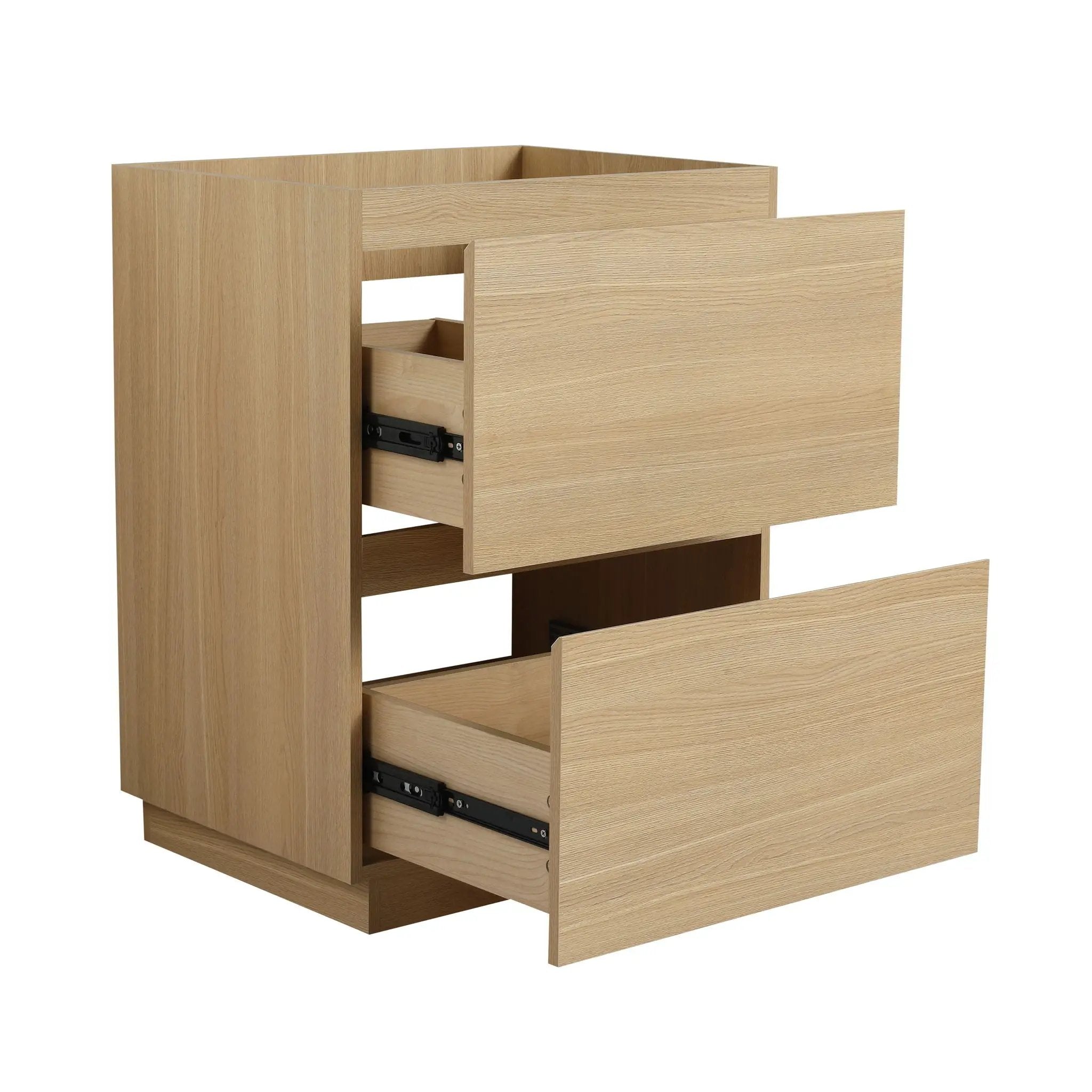 Modern Freestanding Bathroom Vanity Cabinet With Double Drawer by Unique Piece Furniture