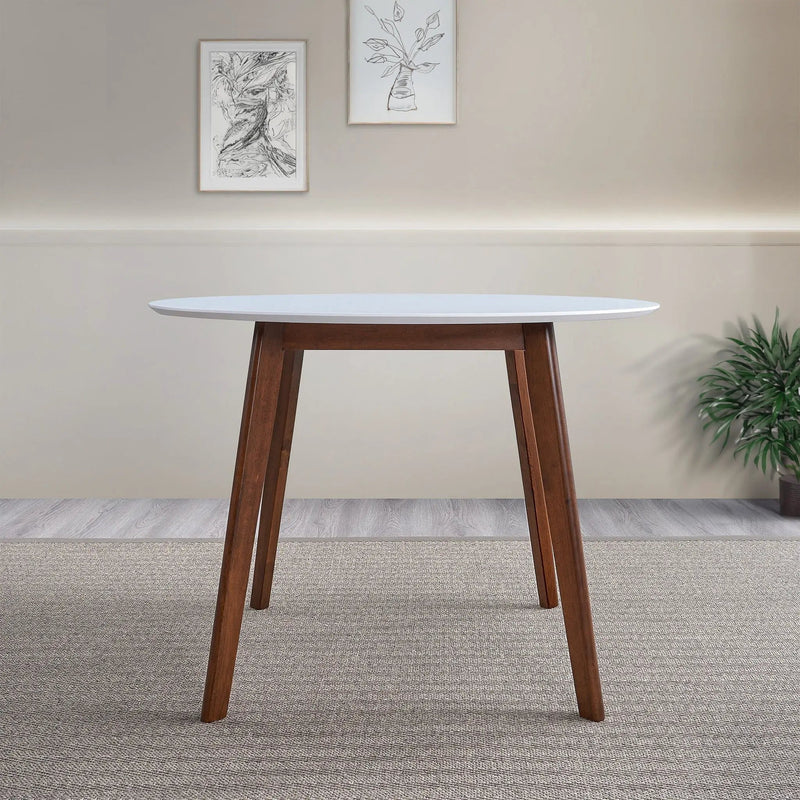 Dining Table - Brown / White by Unique Piece Furniture