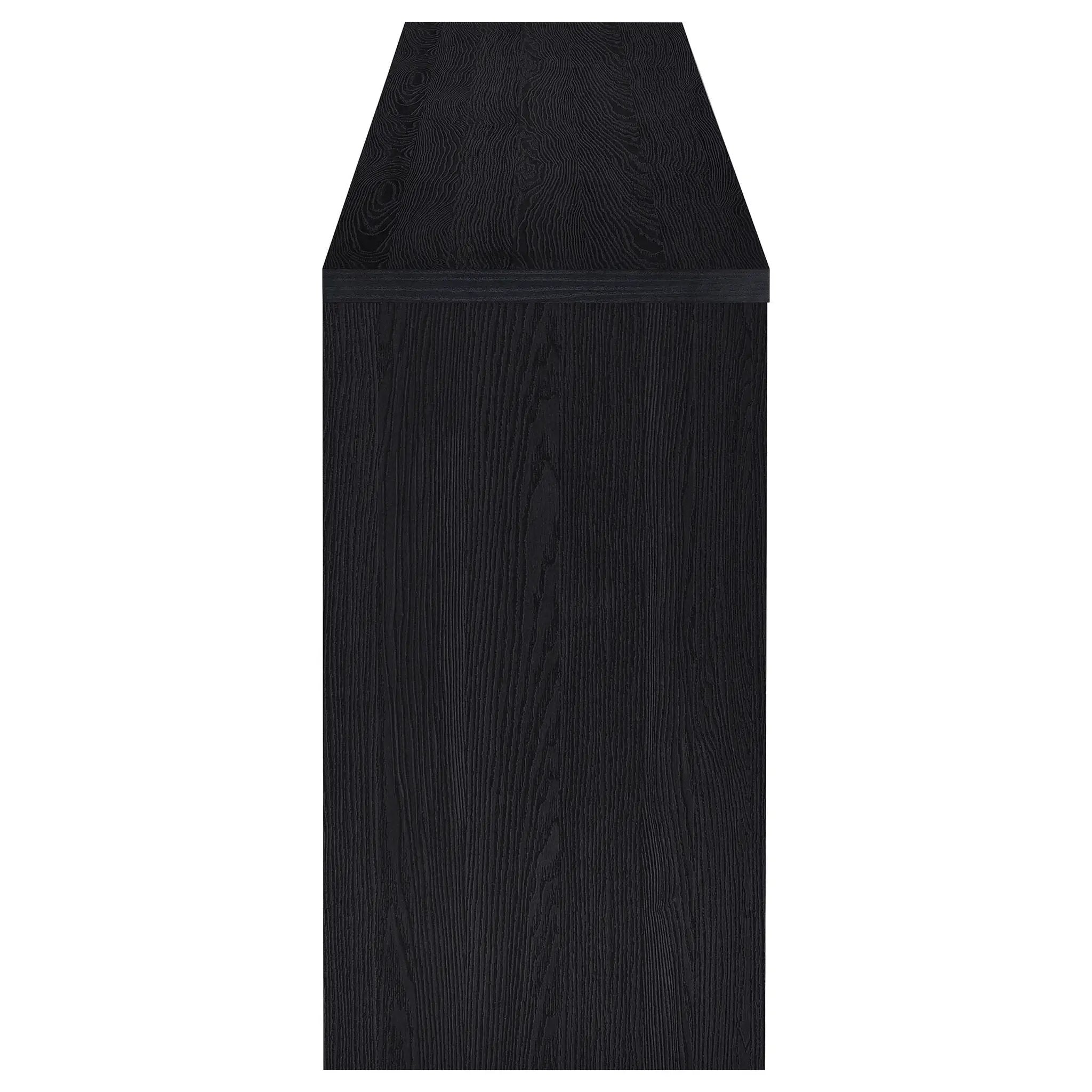 Denison 3-piece Entertainment Center 79-inch TV Stand Black by Unique Piece Furniture