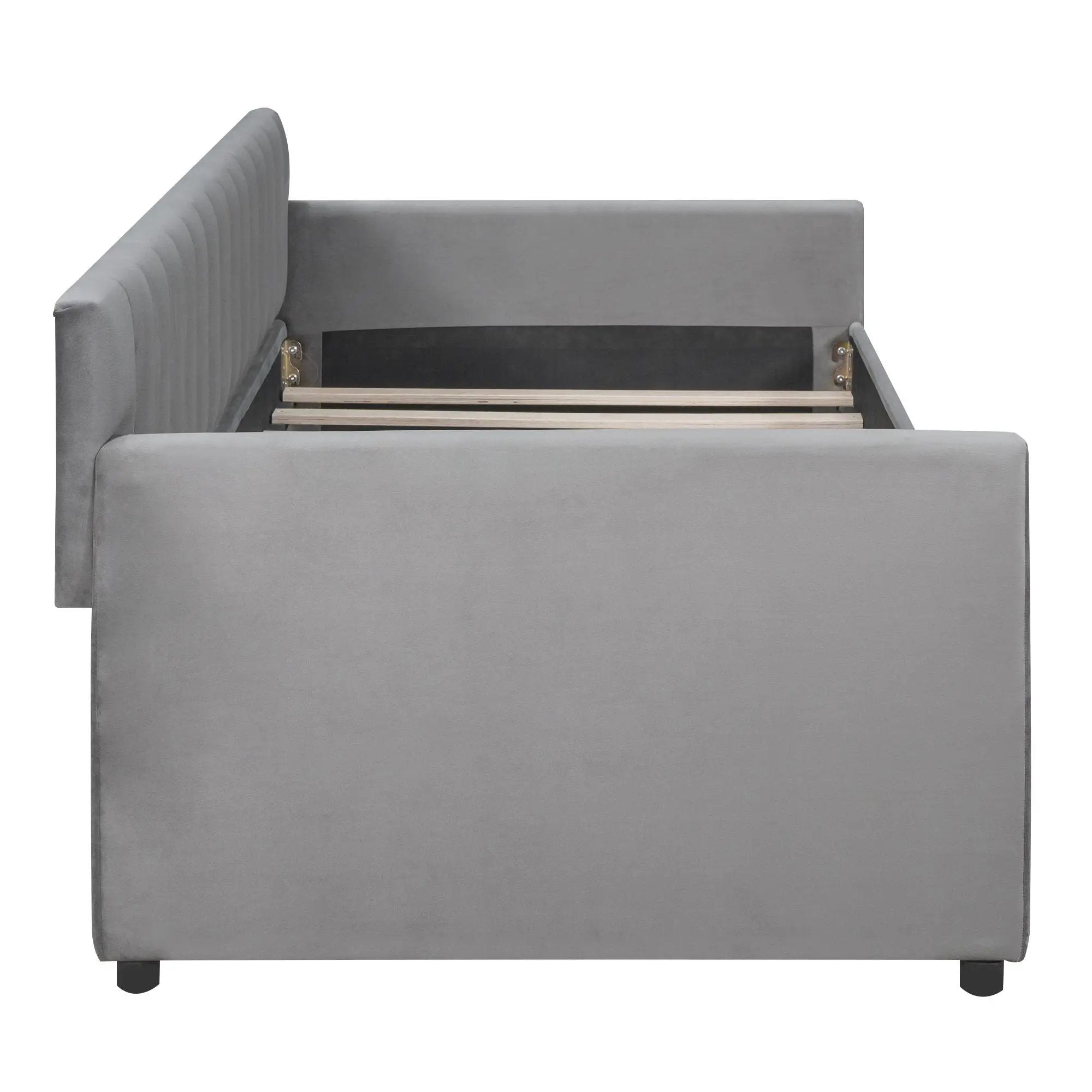 Upholstered Daybed With Slat Support by HouseOfZazla