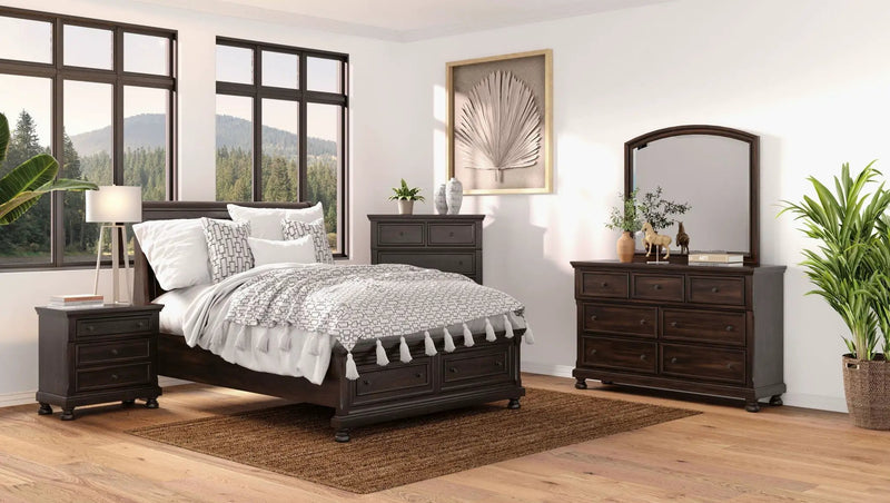 Elegant Design Mirror - Dark Cherry by Unique Piece Furniture