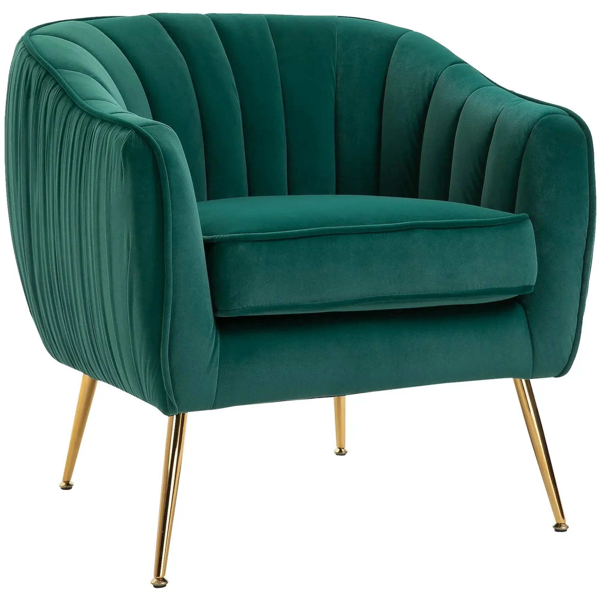Accent Chair - Luxury Velvet Blue by House Of Avana