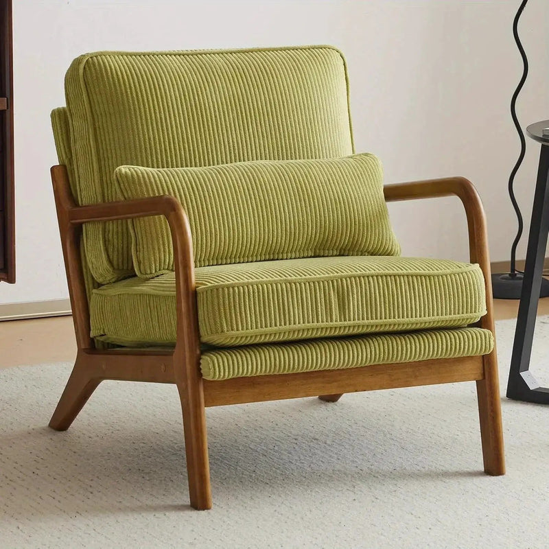 Accent Chair - Striped Blue White by House Of Avana