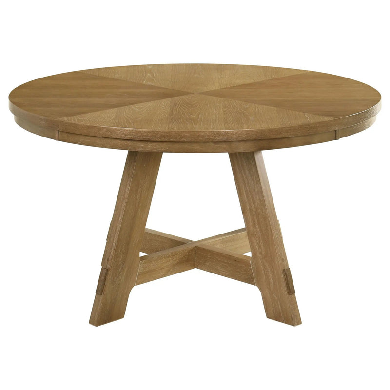 Danvers 5-piece Dining Table Set Brown Oak and Latte by Unique Piece Furniture