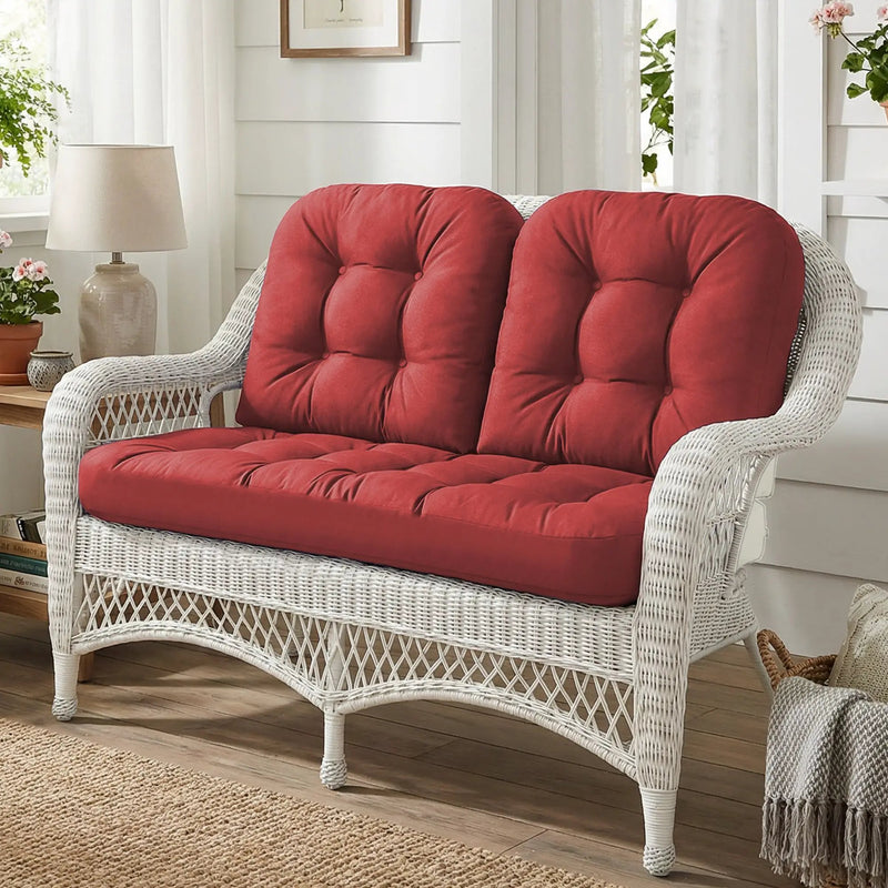 Wicker Chair Cushions Set of 3 by HouseOfZazla