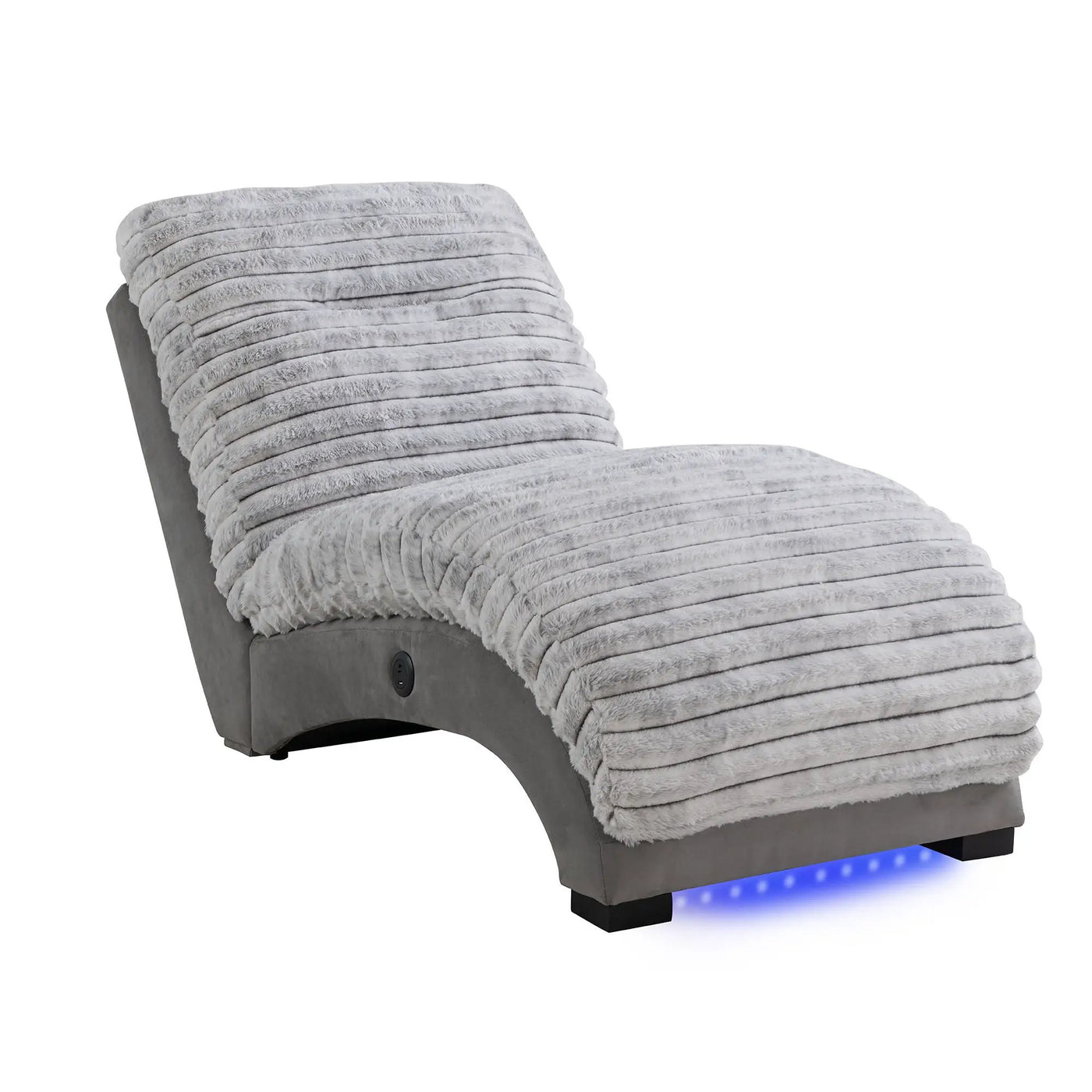 Denise - Accent Chaise With USB Support by HouseOfZazla
