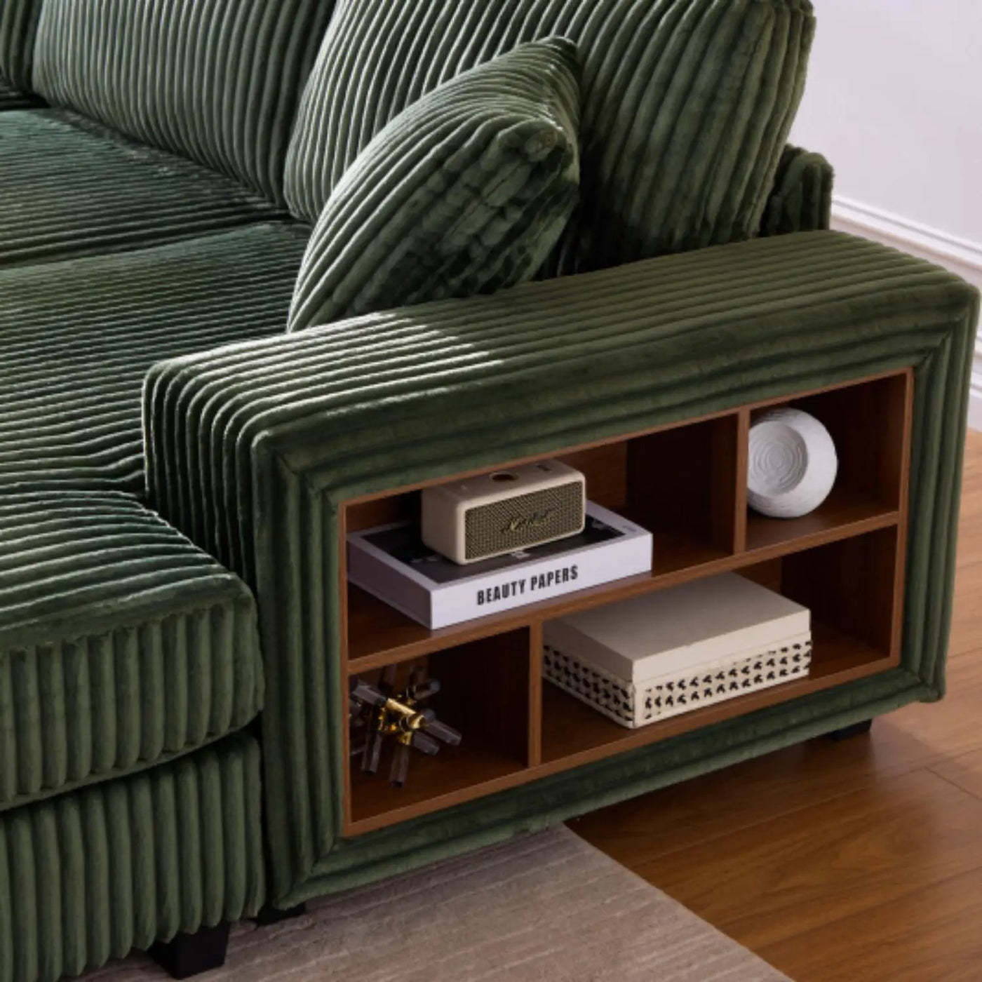 Convertible Sectional Sofa, Sleeper Oversized Living Room Lounge by Unique Piece Furniture